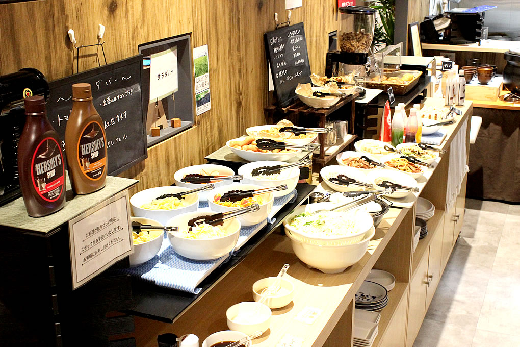さんだサンライズホテル 朝食ビュッフェ
